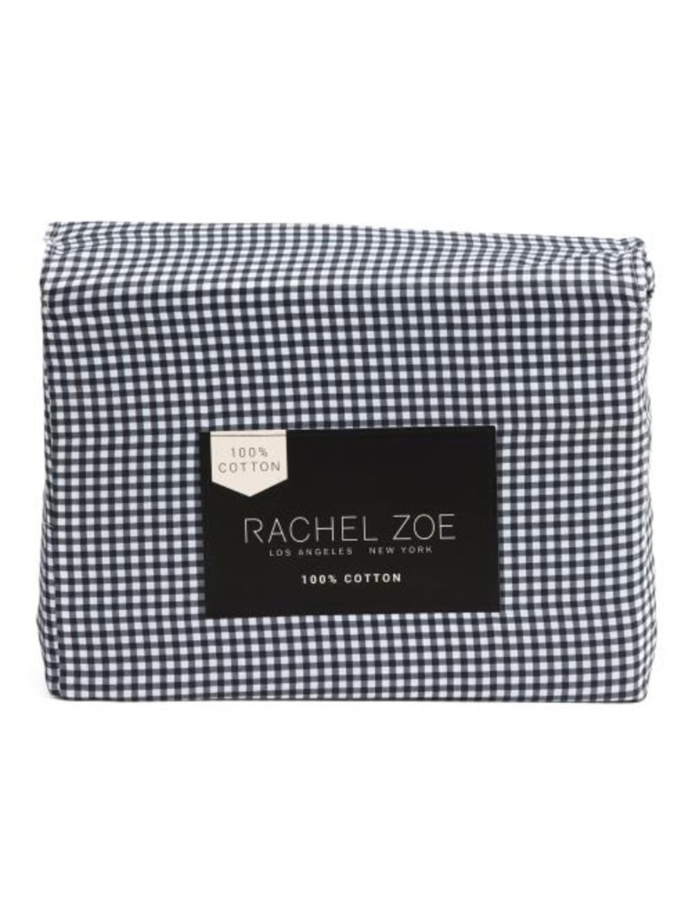 RACHEL ZOE Cotton Mini Gingham Sheet Set